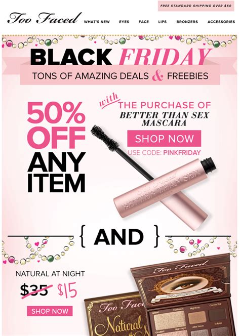 too faced mascara black friday